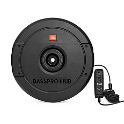 JBL BassPro Hub 11" (279mm) 200W RMS Spare Tire Powered Amplified Subwoofer Bass System JBL BassPro Hub 11" (279mm) 200W RMS Spare Tire Powered Amplified Subwoofer Bass System