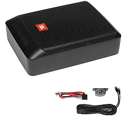 JBL BassPro Nano 200 Watt Ultra-Compact Car Audio Under Seat Powered Subwoofer JBL BassPro Nano 200 Watt Ultra-Compact Car Audio Under Seat Powered Subwoofer