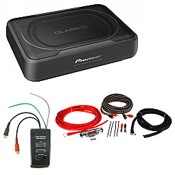 Pioneer Under Seat Space Saving Active Amplified Car Subwoofer Upgrade Kit Pioneer Under Seat Space Saving Active Amplified Car Subwoofer Upgrade Kit