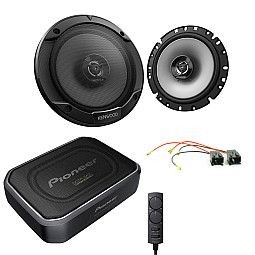Citroen Berlingo MK2 2008 - 2015 Front Door Coaxial Car Speaker & Under Seat Subwoofer Upgrade Pack Citroen Berlingo MK2 2008 - 2015 Front Door Coaxial Car Speaker & Under Seat Subwoofer Upgrade Pack