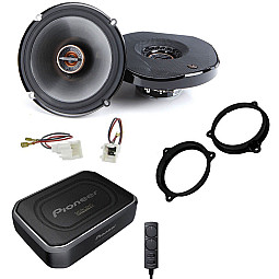 Renault Master, Trafic 6.5" Front Door Speakers Underseat Subwoofer Upgrade Pack