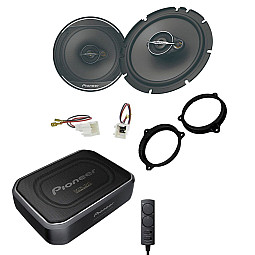 Vauxhall Vivaro 2015> Pioneer 6.5" Front Door Speaker and Under Seat Subwoofer Upgrade Pack