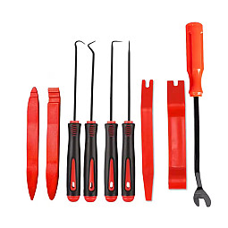 9 Pcs Trim Removal Tool Set, Car Panel Removal Kit and Precision Hook Set for Automotive Interior/Exterior