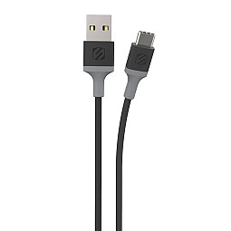Scosche CA4BY-SP StrikeLine Premium USB-A to USB-C Charge & Sync 4-Ft Cable