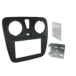 Connects2 CT23DC07 - Dacia Dokker, Lodgy 2012-2021 Matt Black Double Din Stereo Fascia Adaptor Connects2 CT23DC07 - Dacia Dokker, Lodgy 2012-2021 Matt Black Double Din Stereo Fascia Adaptor