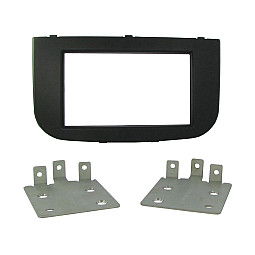 Connects2 CT23MT10 - Mitsubishi Colt 2009-2012 Black Double Din Fascia Fitting Panel