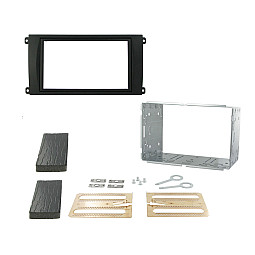 Connects2 CT23PO01 - Porsche Cayenne 2002-2010 Double Din Fascia Fitting Kit - Black Connects2 CT23PO01 - Porsche Cayenne 2002-2010 Double Din Fascia Fitting Kit - Black