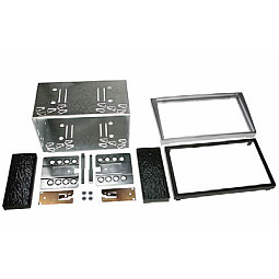 Connects2 CT23VX12 Vauxhall Signum, Vectra Matt Chrome Double Din Fascia Kit Connects2 CT23VX12 Vauxhall Signum, Vectra Matt Chrome Double Din Fascia Kit