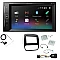 Vauxhall Vivaro (Silver/Black) Pioneer DAB Digital Radio, 6.2" Screen Bluetooth Stereo Upgrade Kit