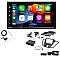 Ford Transit 2015-2021 Dark Grey Kenwood DMX7722DABS Wireless Apple CarPlay Android Auto DAB Stereo Upgrade Kit