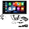 Ford Transit 2015 - 2021 Light Grey Kenwood DMX7722DABS Wireless Apple CarPlay Android Auto DAB Stereo Upgrade Kit