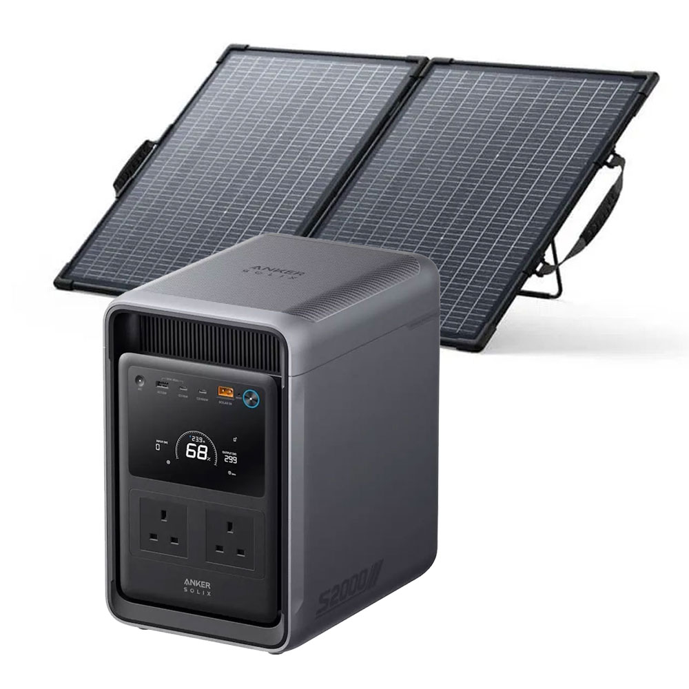 Anker SOLIX S2000 + AS310011 Portable Power Station S2000 + AS310011