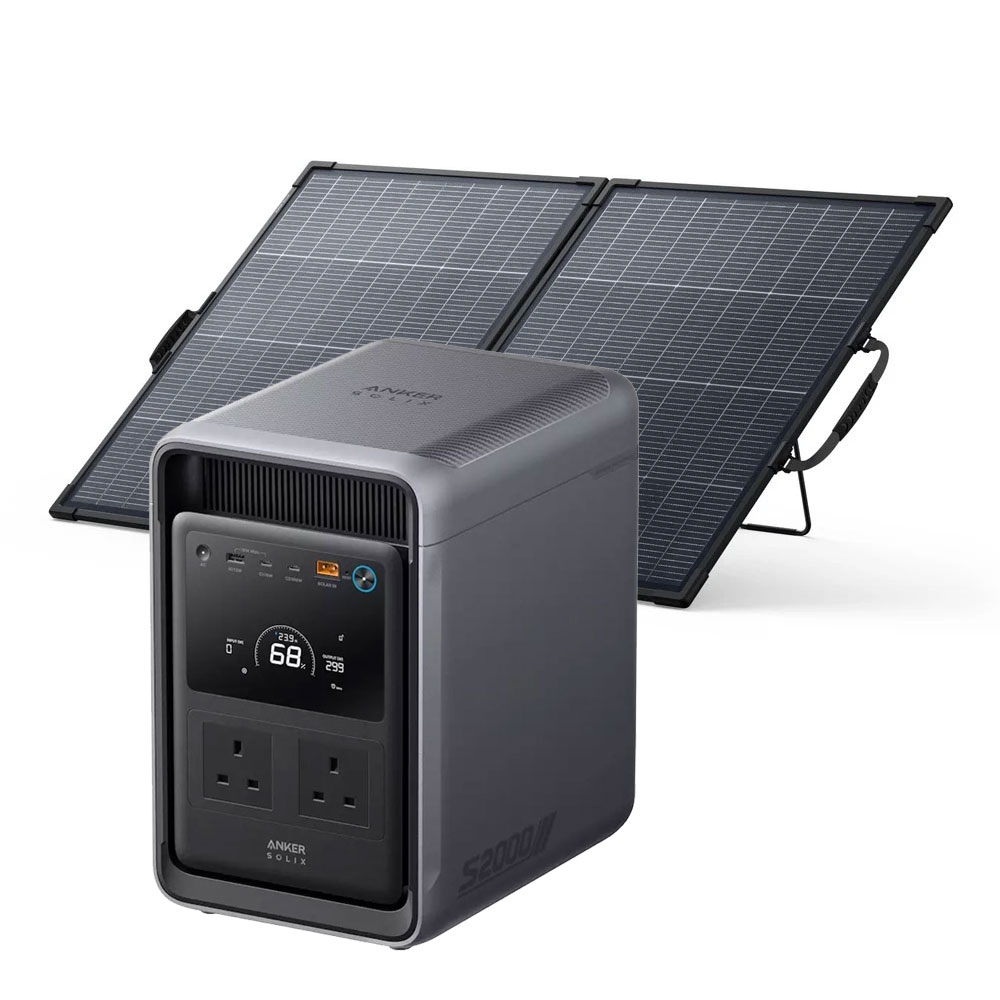 Anker SOLIX S2000 + AS320011 Portable Power Station S2000 + AS320011