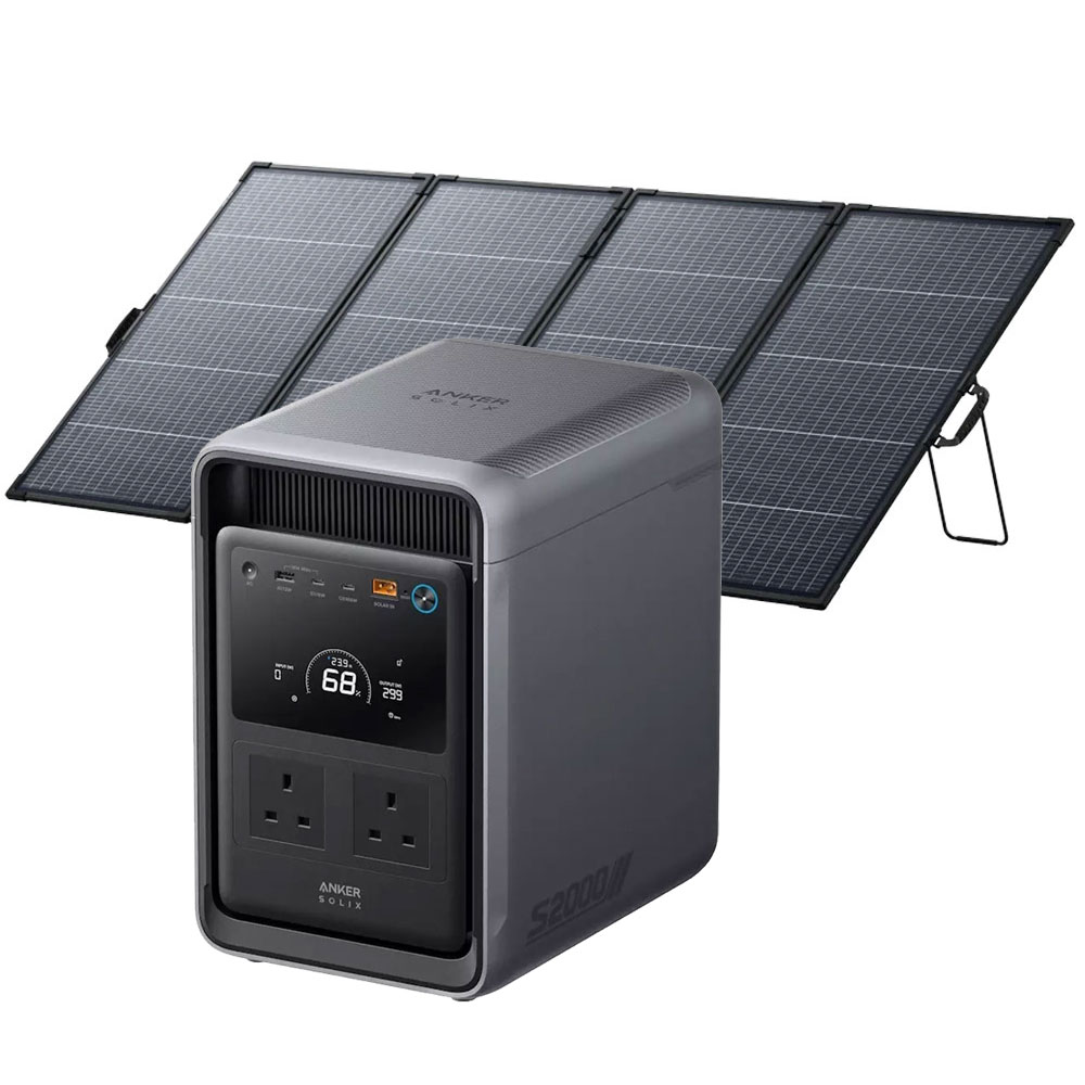 Anker SOLIX S2000 + AS340011 Portable Power Station S2000 + AS340011
