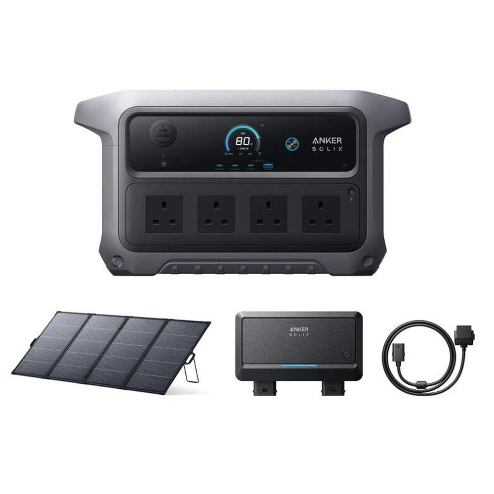 Anker SOLIX C2000 Gen 2 + AS340011 + AS2002A1 + AS2001A1-80 Portable Power Station SOLIX C2000 Gen 2 + AS340011 + AS2002A1 + AS2001A1-80