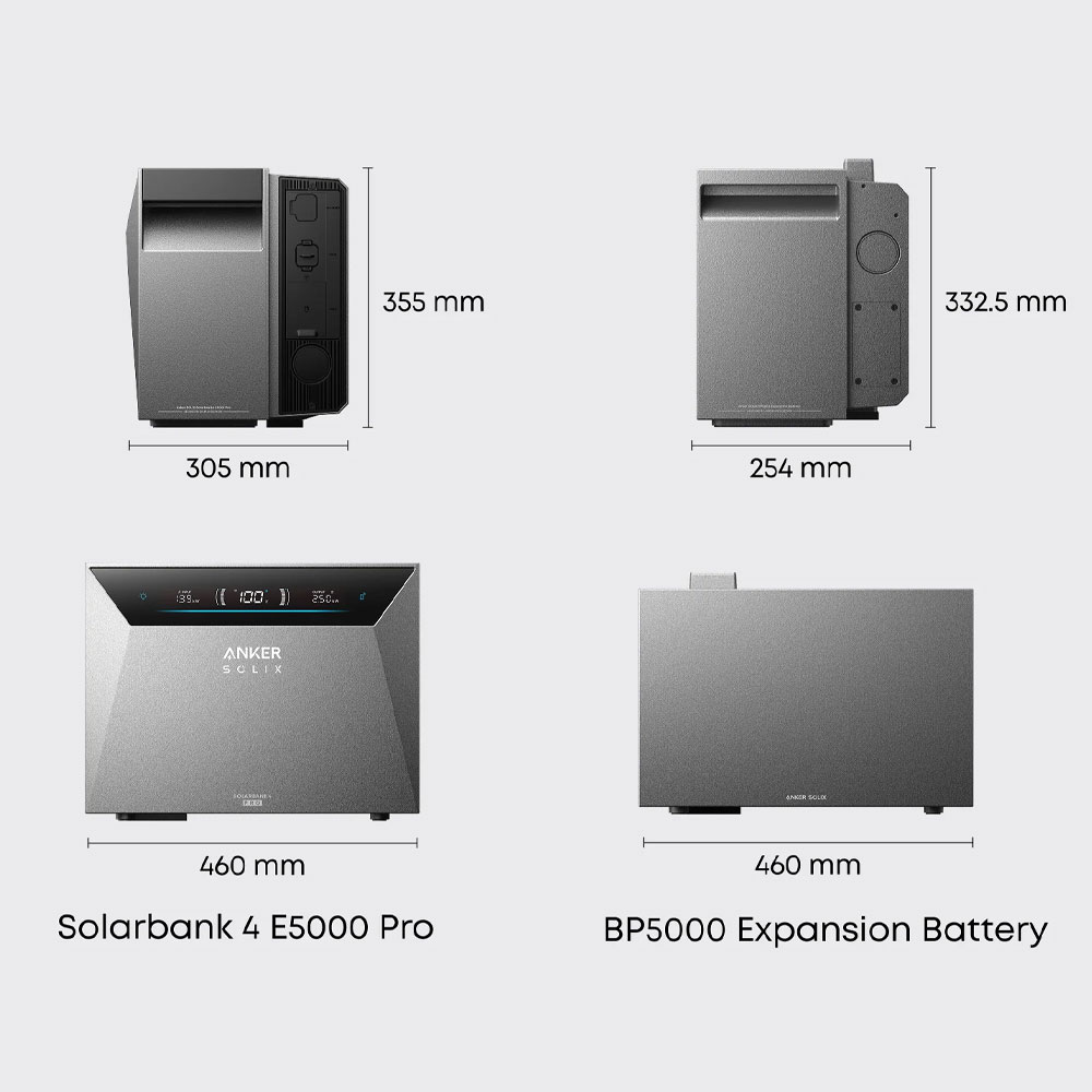 Anker SOLIX Solarbank 4 E5000 Pro Power Station Solarbank 4 E5000 Pro