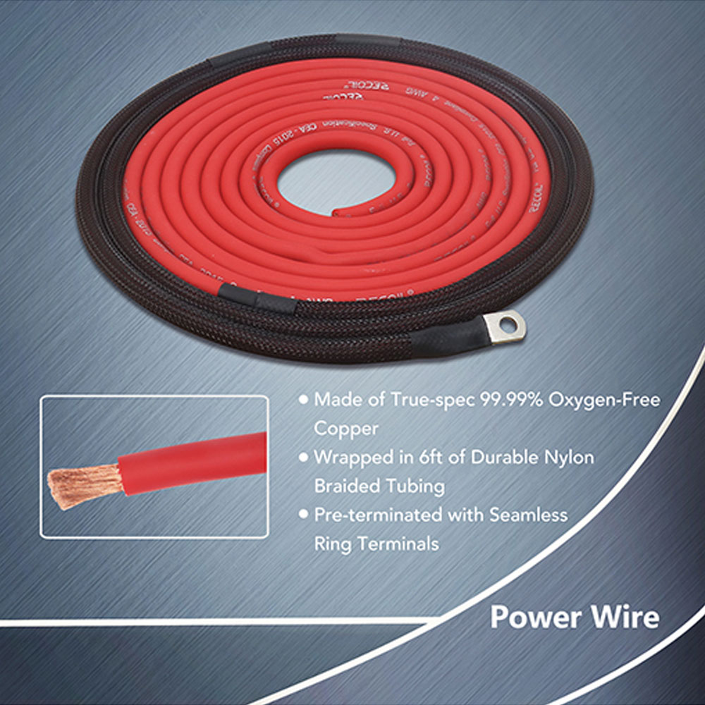 Recoil PCK8 Amplifier Wiring Kit PCK8