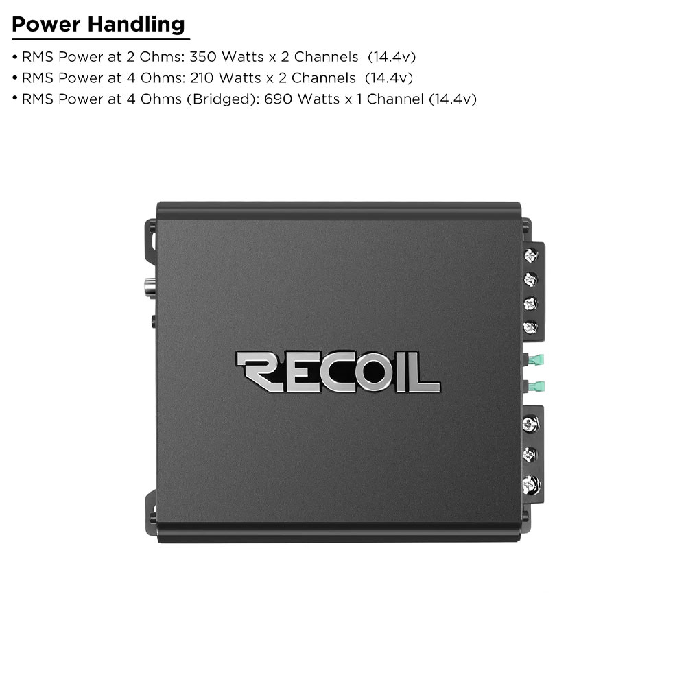 Recoil DI650.2 2 Channel Amplifier DI650.2