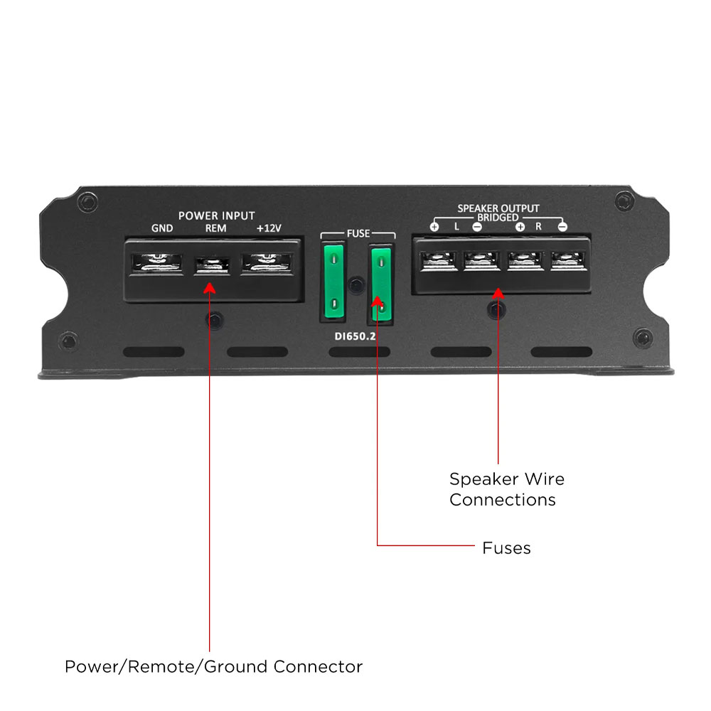 Recoil DI650.2 2 Channel Amplifier DI650.2