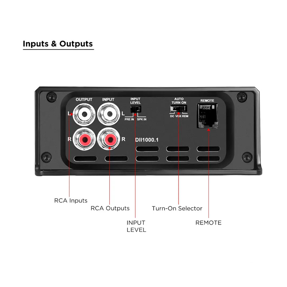 Recoil DII1000.1 Mono Amplifier DII1000.1