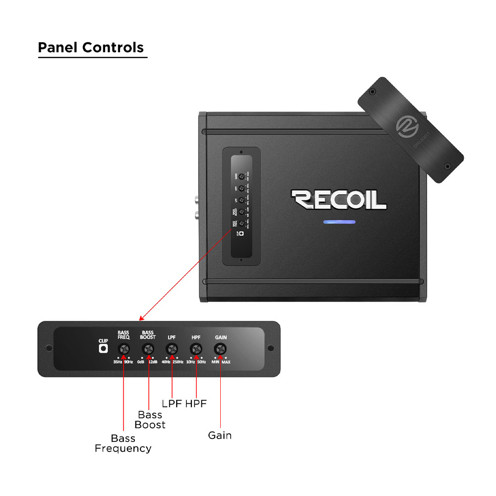 Recoil DII3300.1 Mono Amplifier DII3300.1