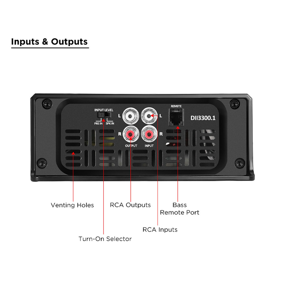 Recoil DII3300.1 Mono Amplifier DII3300.1