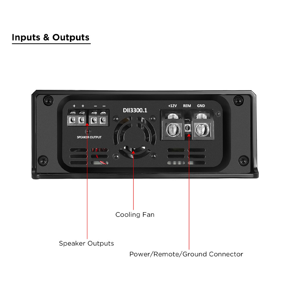 Recoil DII3300.1 Mono Amplifier DII3300.1