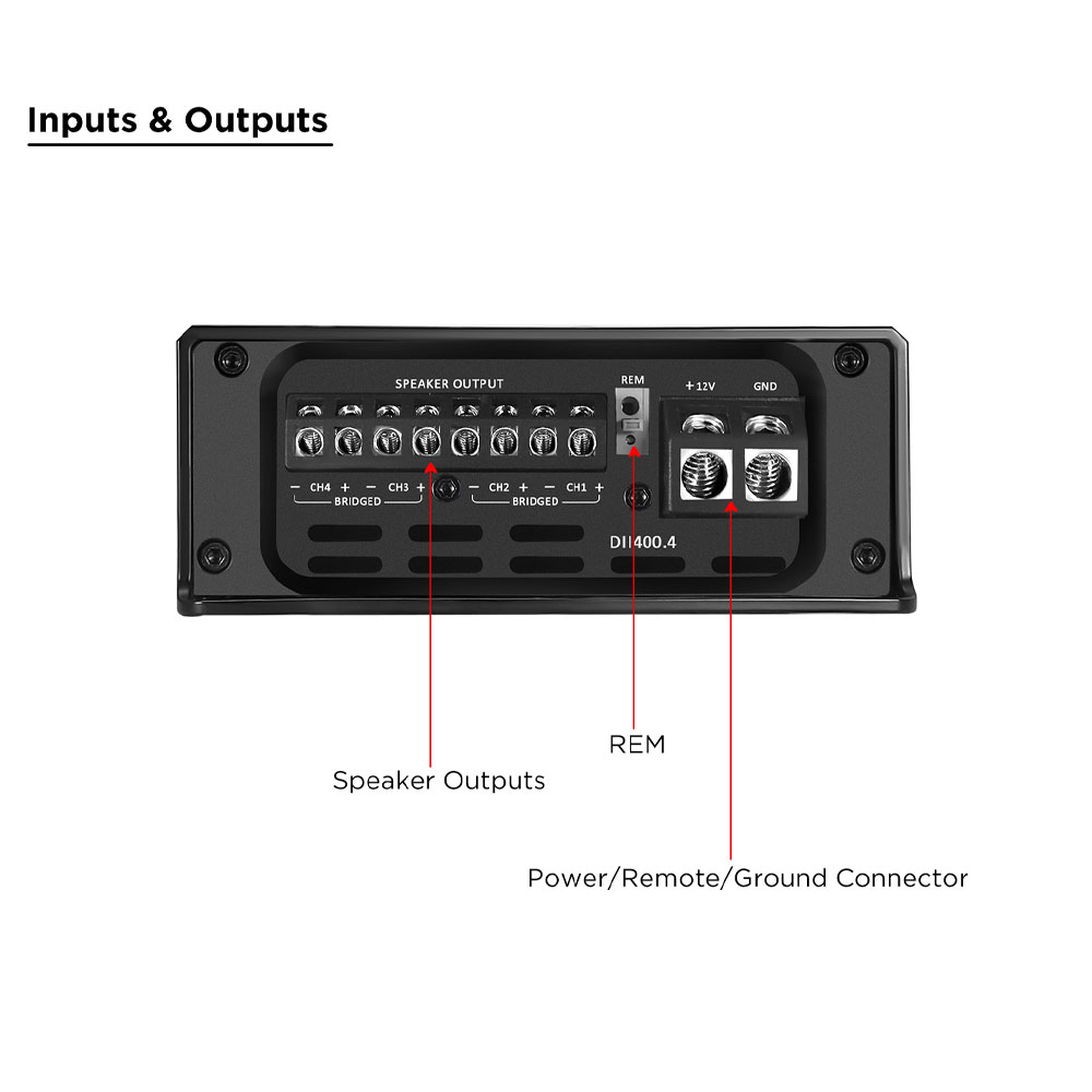 Recoil DII400.4 4 Channel Amp DII400.4