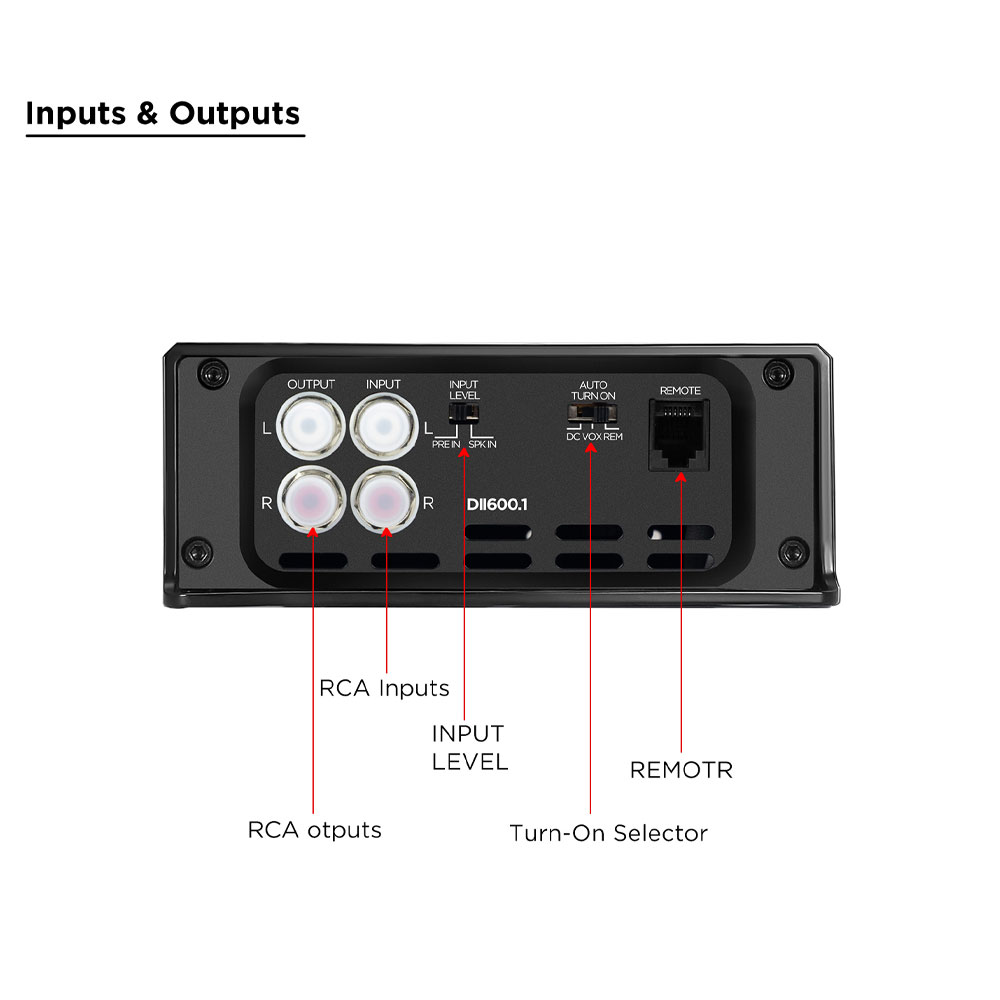 Recoil DII600.1 Mono Amplifier DII600.1