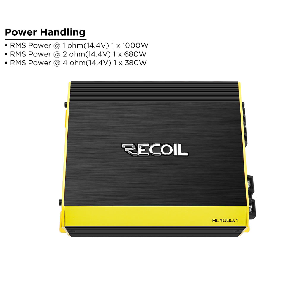 Recoil RL1000.1 Mono Amplifier RL1000.1
