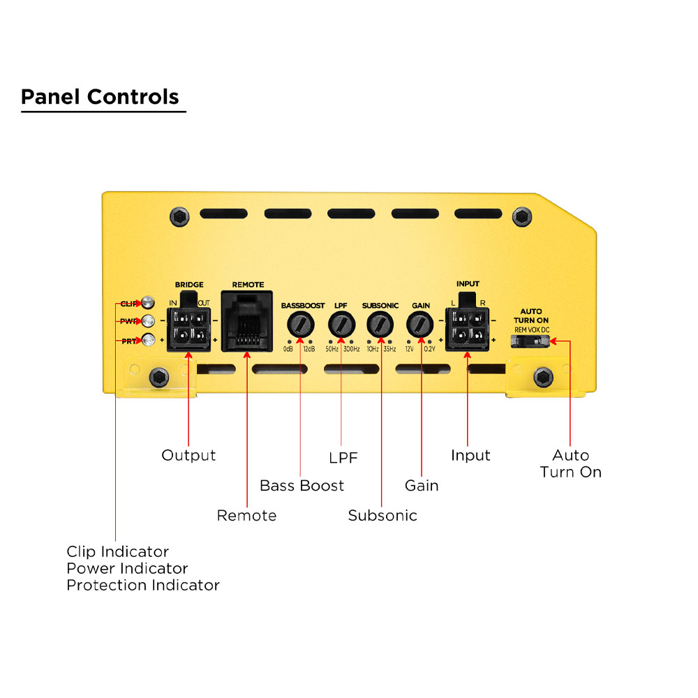 Recoil RL1000.1 Mono Amplifier RL1000.1