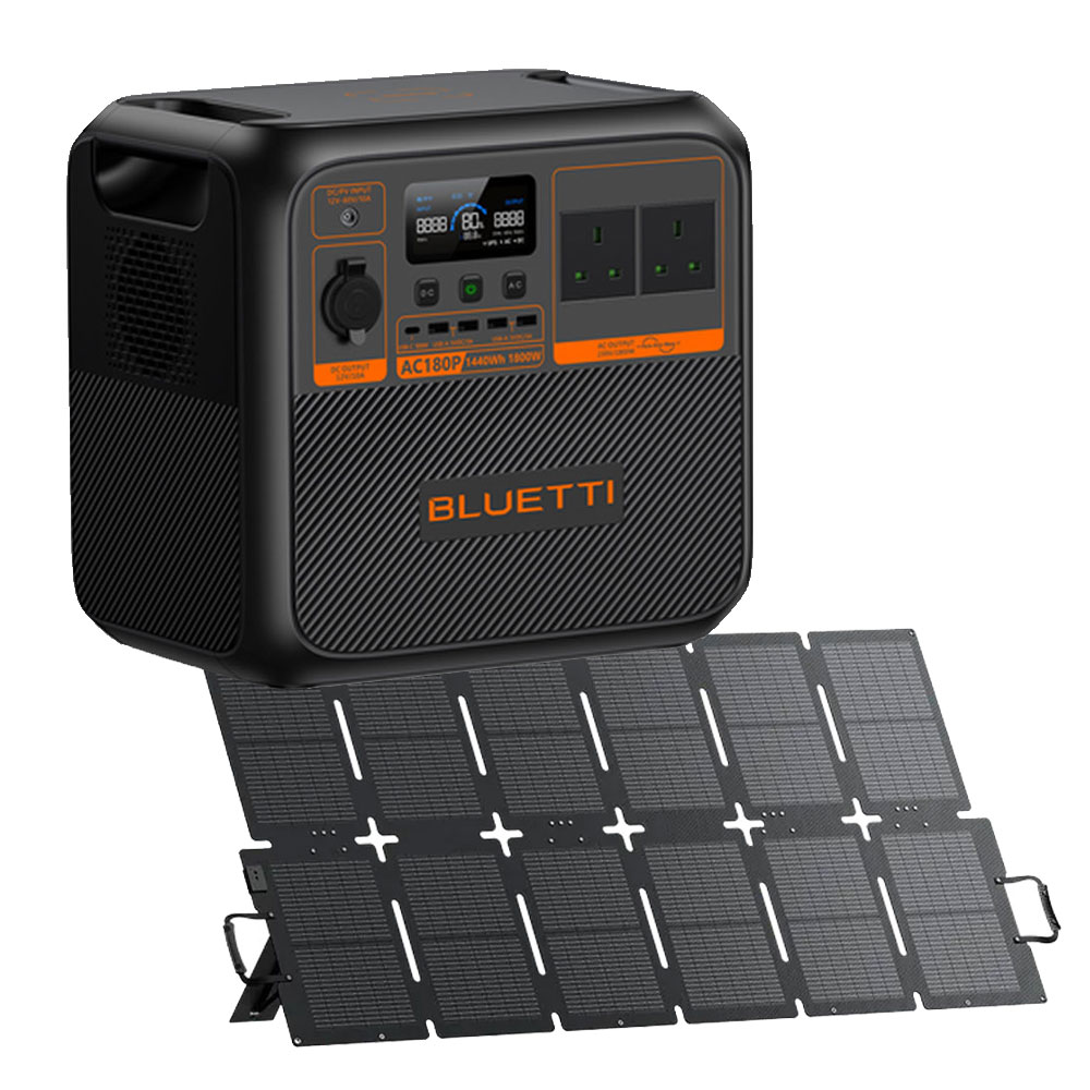 BLUETTI AC180P + Sora 220 Portable Power Station AC180P + Sora 220