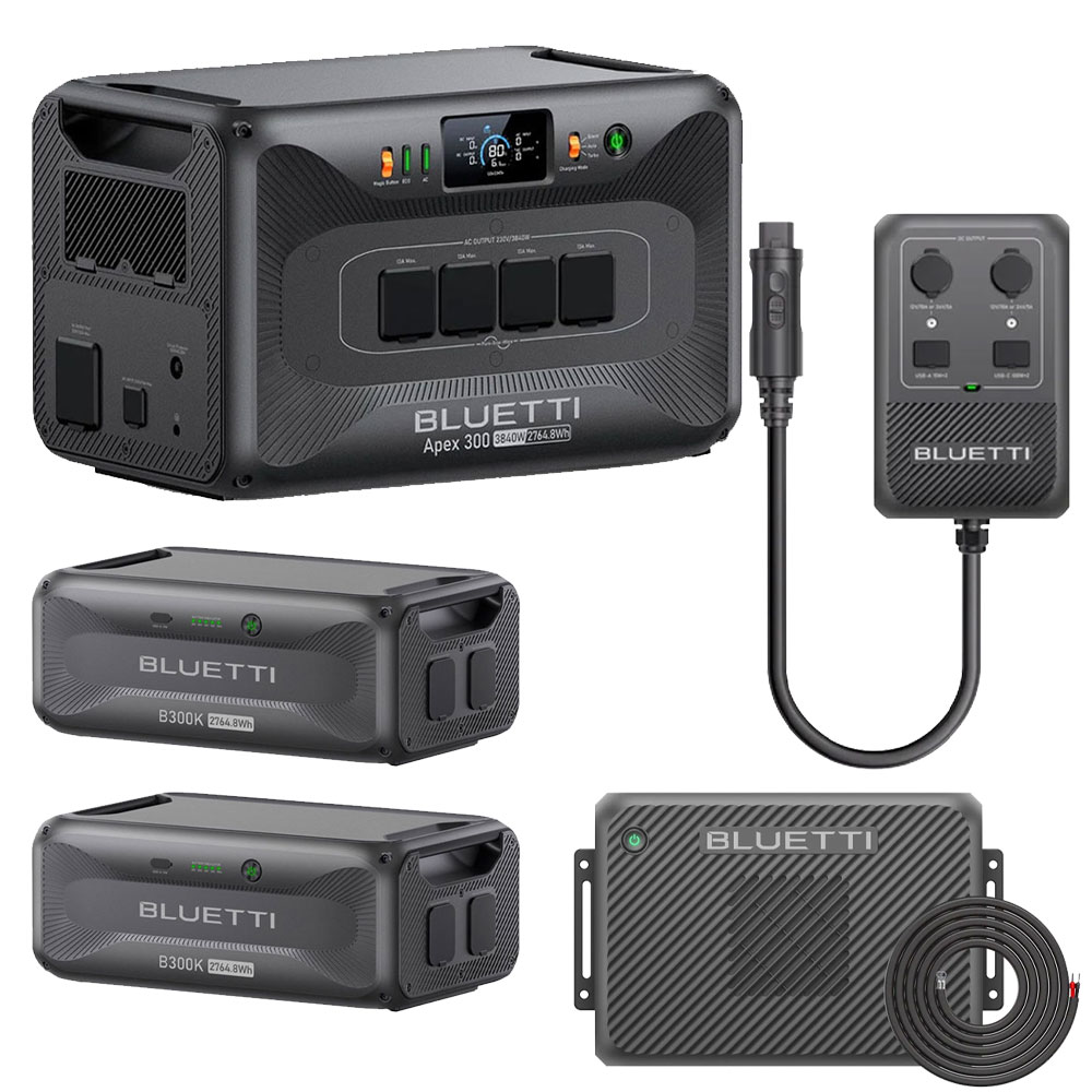 BLUETTI Apex 300 + DC HUB BUNDLE Portable Power Station Apex 300 + DC HUB BUNDLE