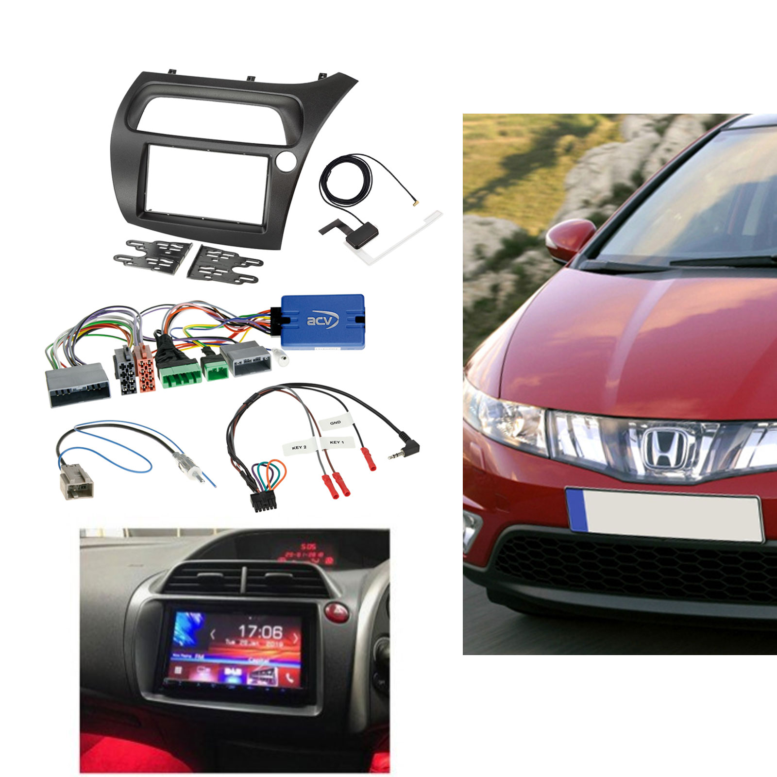 Connects2 CTKHD01 + DAB-A1 Honda CTKHD01 + DAB-A1