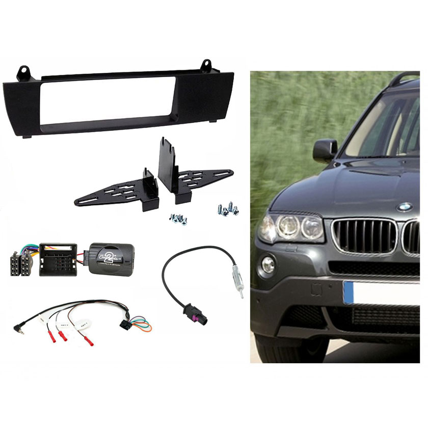 CONNECTS 2 ctkbm 06 BMW X3 E83 Auto Radio Stereo Cd Fascia Sostituzione Kit di montaggio 