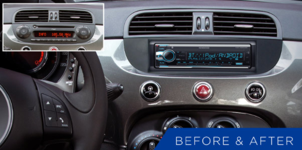 CTKFT25 Black Car Single DIN Radio Installation Kit for