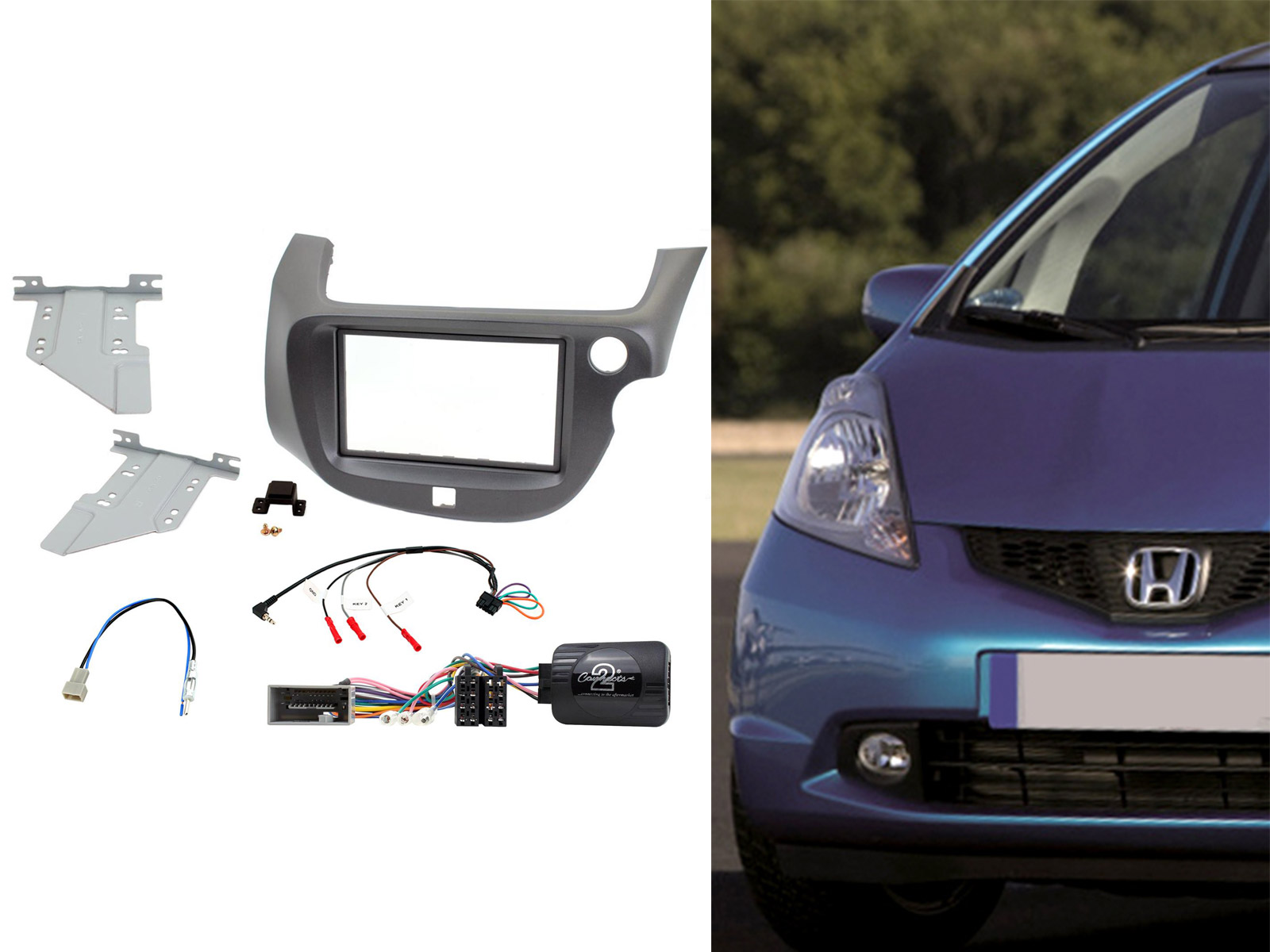 2007 honda fit double shop din dash kit
