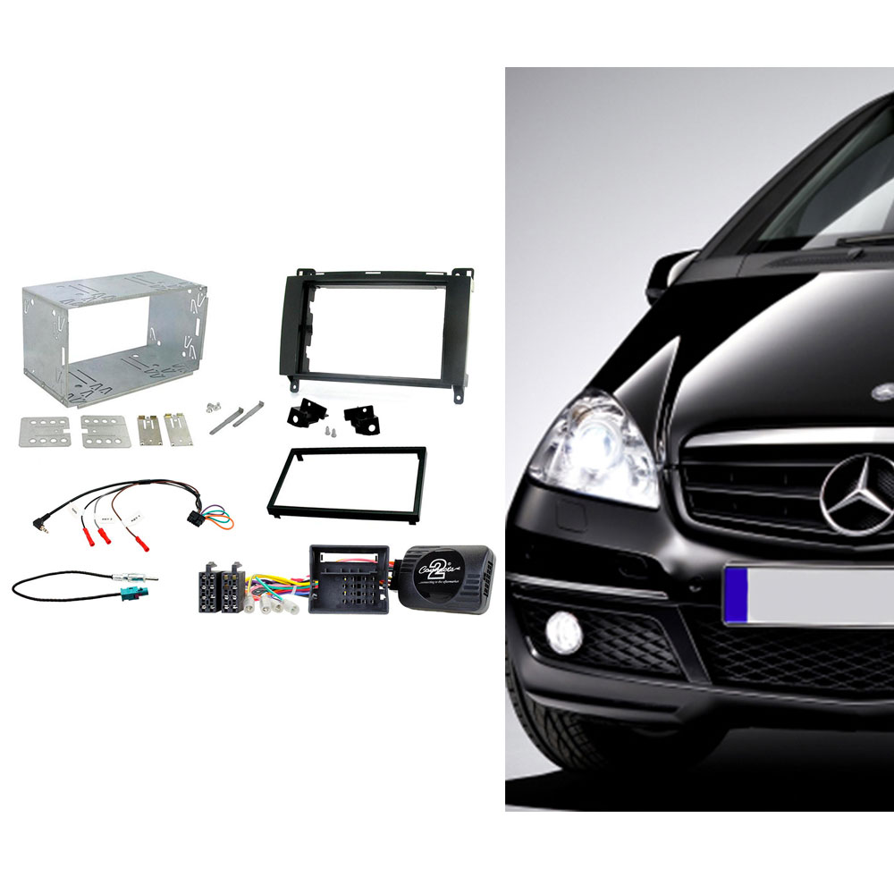 Mercedes A B Class, Sprinter, Vito, Viano Kenwood Wired Android Auto Carplay Bluetooth Dab Stereo Upgrade Pack
