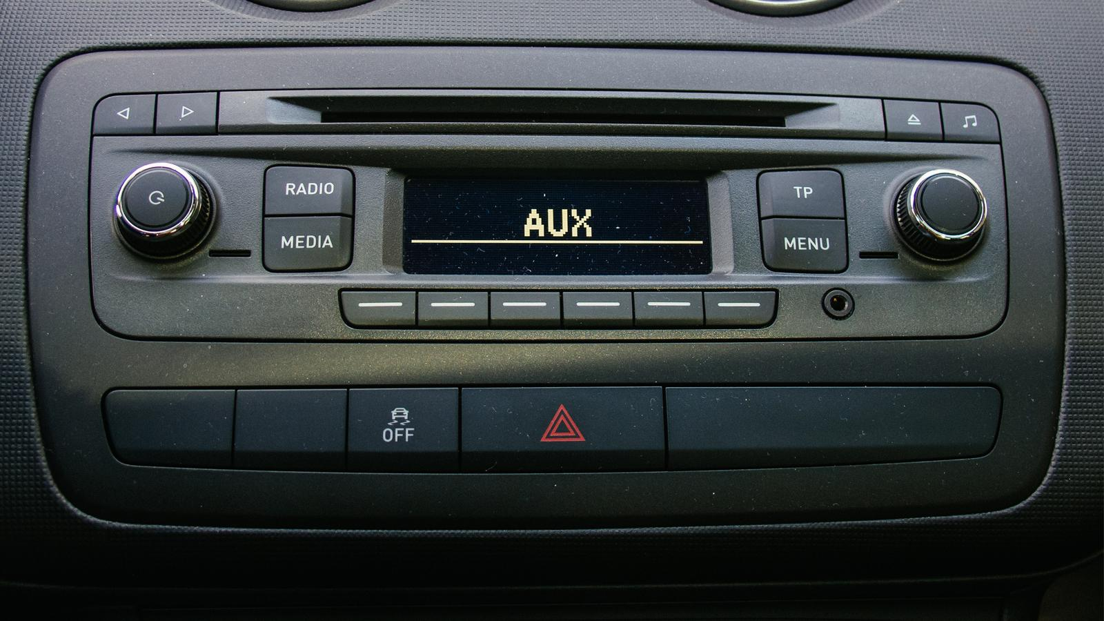 Double Din Fascia / Steering / Hazard Button Relocation Kit for Seat