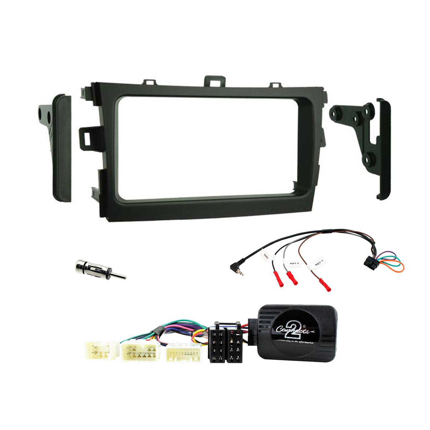 CTKTY02 Toyota Corolla Double Din Car Stereo Fitting Kit CTKTY02