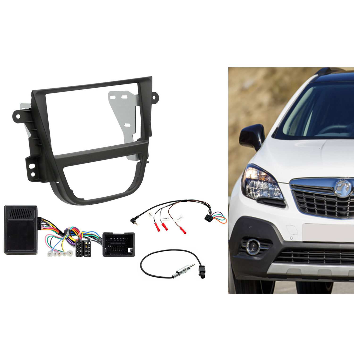 SUPPORT AUTORADIO 2 DIN - OPEL - MOKKA (J-A) DE 2012 A 2016 - setma