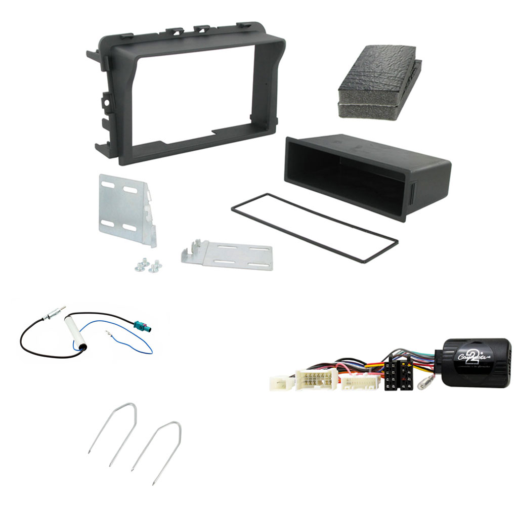 Vauxhall Vivaro (2011-2014) Double Din Car Stereo Fascia Fitting Upgrade Kit