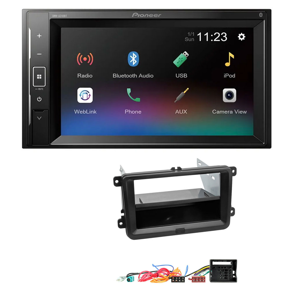 Volkswagen Pioneer Bluetooth iPod iPhone USB Android Stereo Upgrade Kit