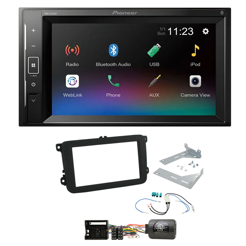 Volkswagen Magotan, Passat, Polo, Sagitar Pioneer 6.2" Touch Screen Bluetooth iPod iPhone Stereo Upgrade Kit