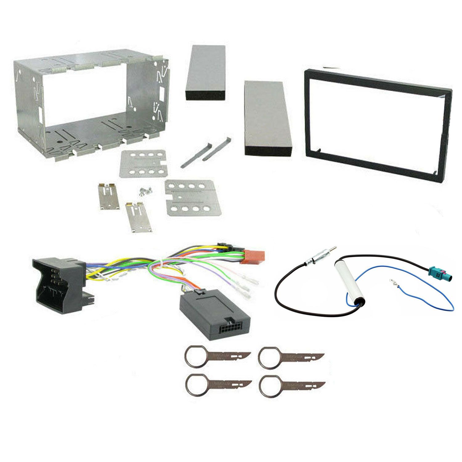 VW TRANSPORTER T5 2007 Van on Car Stereo Double Din Fascia Fitting