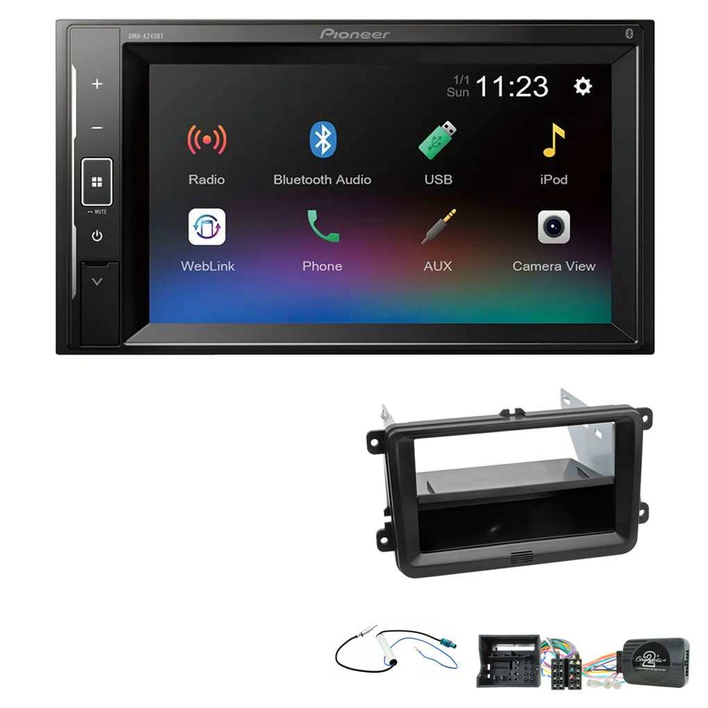 DMH-A240BT +  FKIT-VW-40