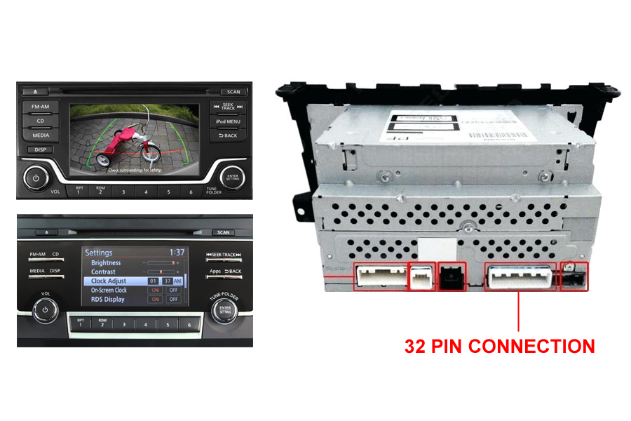 InCar Tec 27-228 Add Camera to OEM Nissan With Nissan Audio ...