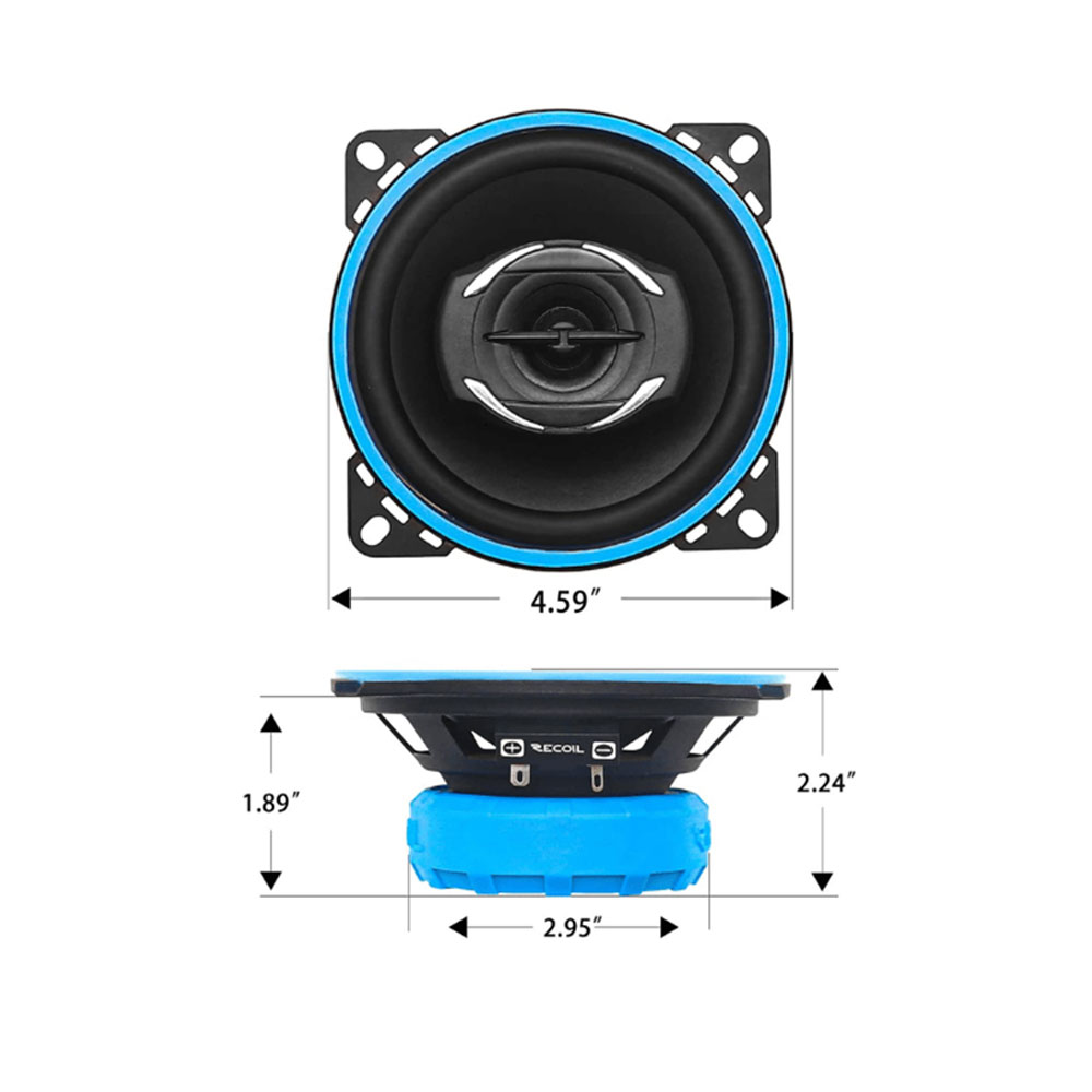 Recoil SPK-REC-RCX4 Coaxial Speakers SPK-REC-RCX4