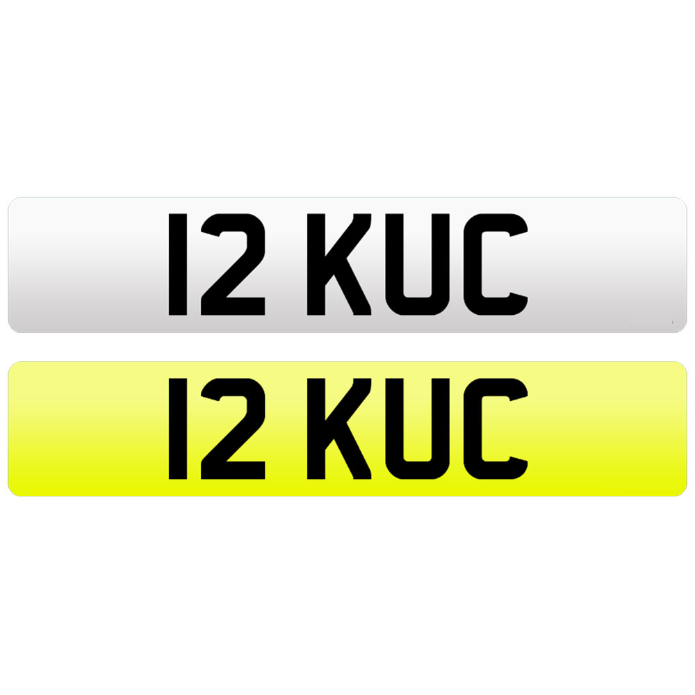 12 KUC-NUMBERPLATE