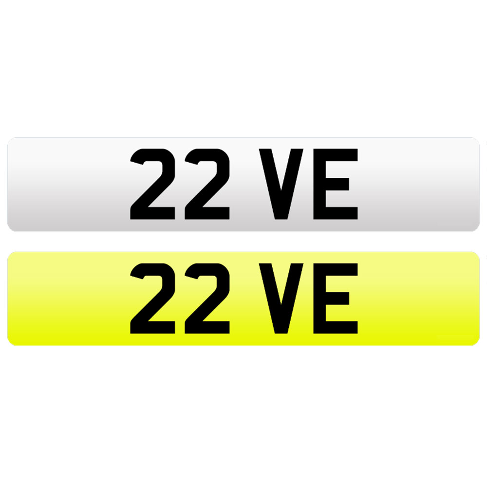 22 VE-NUMBERPLATE